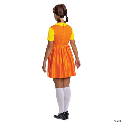 Women's Squid Game™ Red Light Green Light Young-Hee Doll Costume -  12-14 | Horror-Shop.com