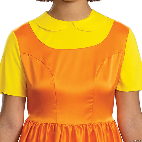 Women's Squid Game™ Red Light Green Light Young-Hee Doll Costume -  12-14 | Horror-Shop.com