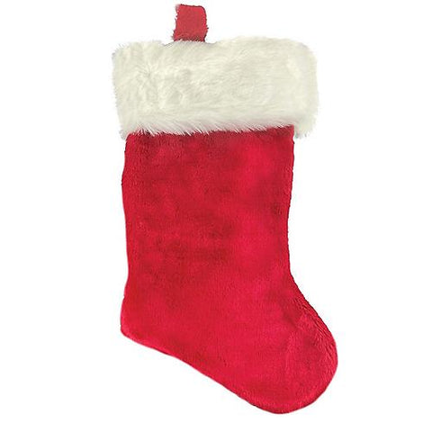 Plush Red Santa Stocking | Horror-Shop.com