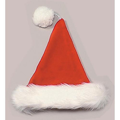 Plush Velvet Santa Hat | Horror-Shop.com