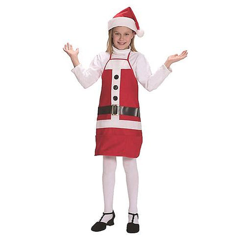 Child's Holiday Apron & Hat - One Size Fits Most
