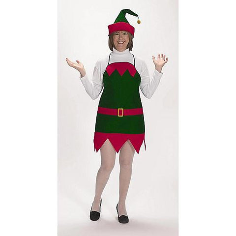 Elf Holiday Apron & Hat - Adult