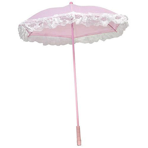 25-Inch Nylon Parasol with Ruffle | Horror-Shop.com