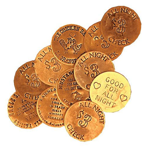 Bawdy House Tokens Bag of 6