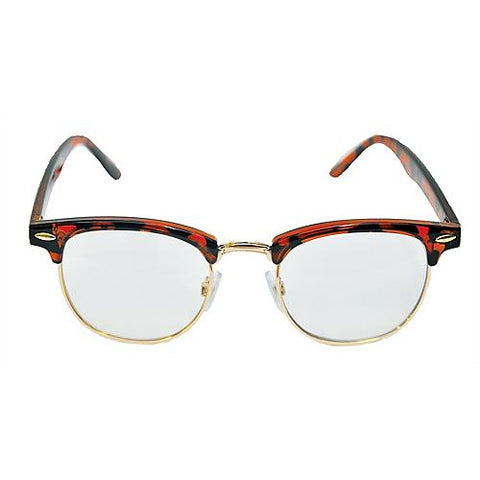 Mr. 50s Clear Glasses