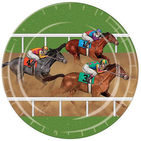 Horse Racing Plates 9in - Pack of 8