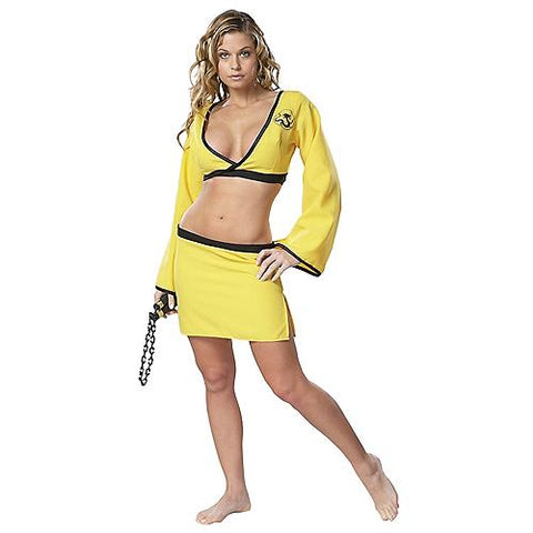 Women's Yellow Naughty Ninja Costume | Horror-Shop.com