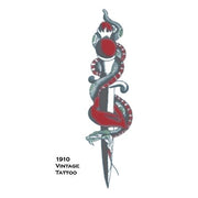 tattoo-vintage-snake-with-dagger