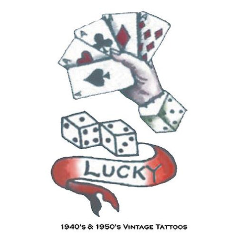 Tattoo Vintage Lucky 1940 1950