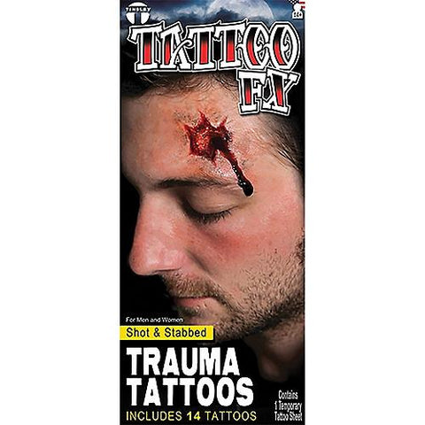 Shot & Stabbed Trauma Tattoo FX