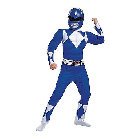 Boy's Blue Ranger Classic Muscle Costume | Horror-Shop.com