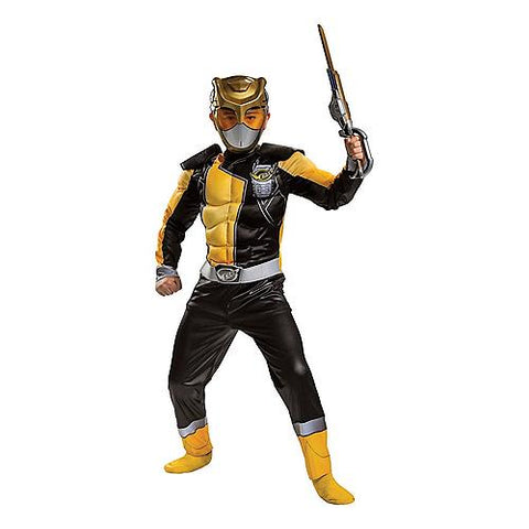 Boy's Gold Ranger Classic Muscle Costume - Beast Morphers | Horror-Shop.com