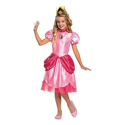 Girl's Princess Peach Classic Costume | Horror-Shop.com