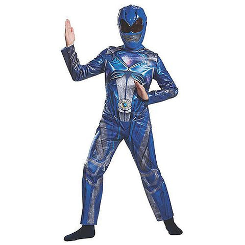 Boy's Blue Ranger Classic Costume - Power Rangers Movie 2017
