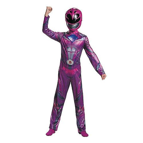 Girl's Pink Ranger Classic Costume - Power Rangers Movie 2017