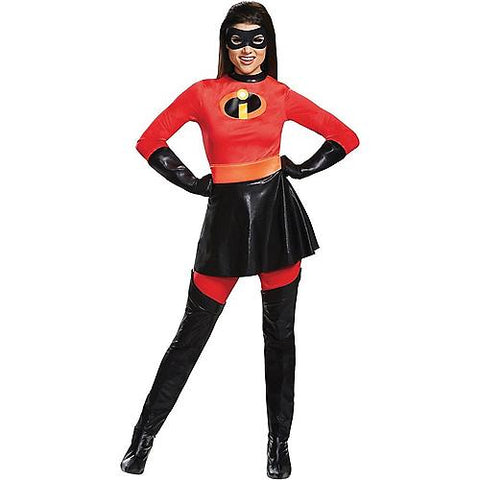 Women's Mrs. Incredible Skirted Deluxe Costume - The Incredibles 2 | Horror-Shop.com