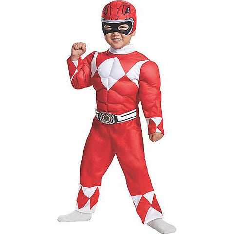 Red Power Ranger Muscle Costume - Mighty Morphin