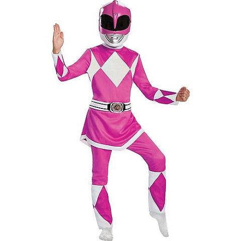 Girl's Pink Ranger Deluxe Costume - Mighty Morphin | Horror-Shop.com