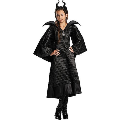 Girl's Maleficent Christening Black Gown Deluxe | Horror-Shop.com