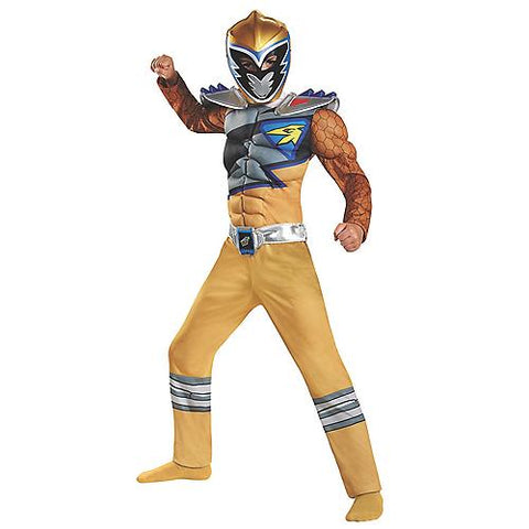 Boy's Gold Ranger Classic Muscle Costume - Dino Charge | Horror-Shop.com