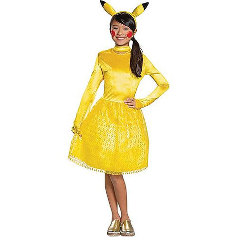 Girl's Pikachu Classic Costume | Horror-Shop.com