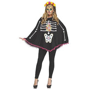 womens-poncho-day-of-dead