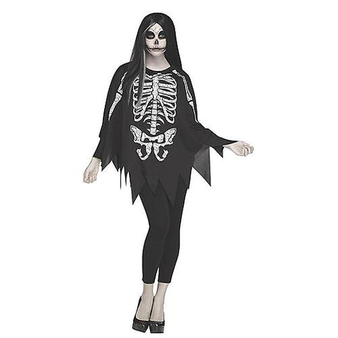 Women's Poncho Skeleton