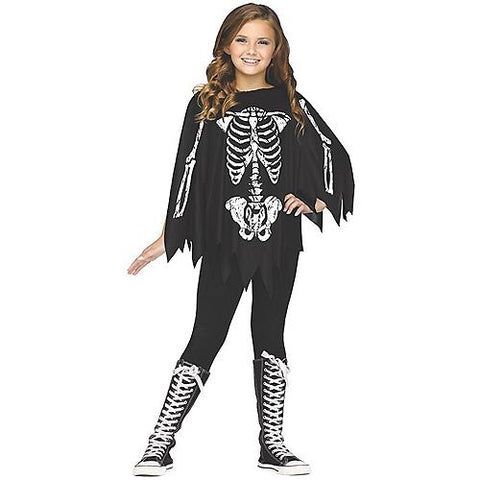 Child's Skeleton Poncho