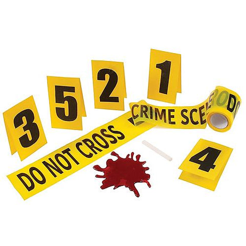 Crime Scene Kit W/Blood Splat