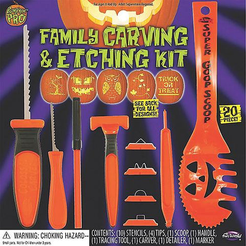 20-Piece Pumpkin Carving & Etch Kit