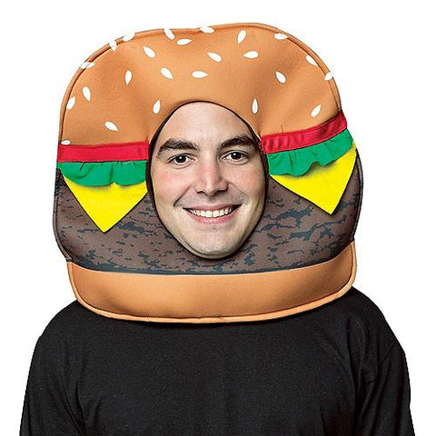 Cheeseburger Open Face Mask