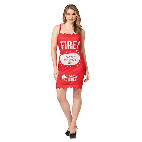 Taco Bell Packet Dress - Fire | Horror-Shop.com