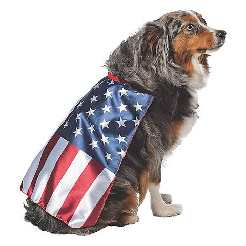 USA Flag Cape Dog Costume | Horror-Shop.com