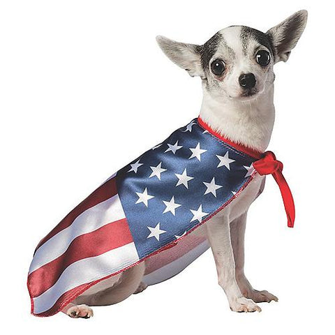 USA Flag Cape Dog Costume | Horror-Shop.com