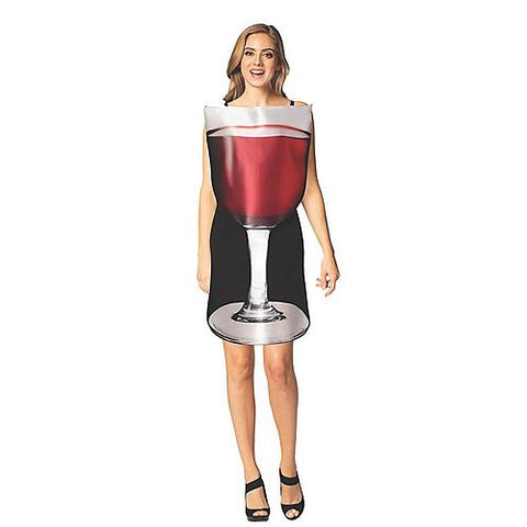 Women's Get Real Glass of Red Wine Costume