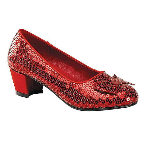 Women's Red Sequin Shoe | Horror-Shop.com