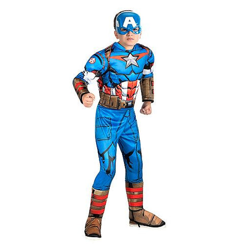 Capt. America Steve Rogers Child Qualux Costume | Horror-Shop.com