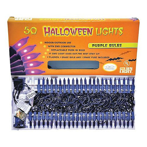 50-Count Halloween Lights with Connector | Horror-Shop.com