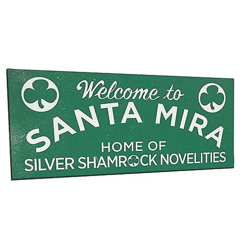 Santa Mira Aluminum Sign - Halloween III: Season of the Witch