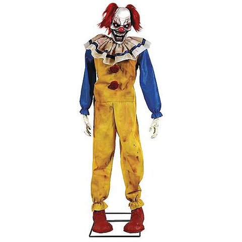 Animated Twitching Clown Prop 5 Ft