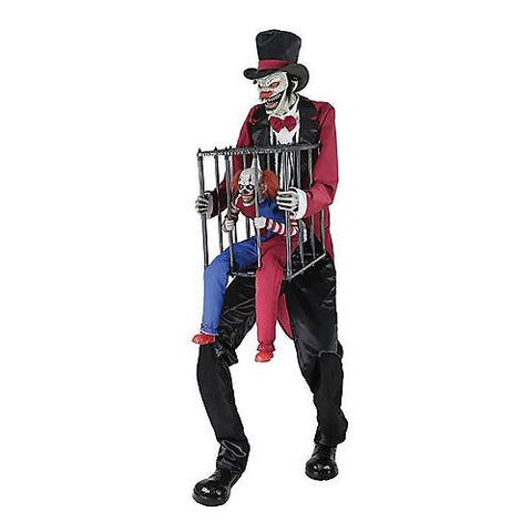 7-Ft Rotten Ringmaster with Clown Animated Prop