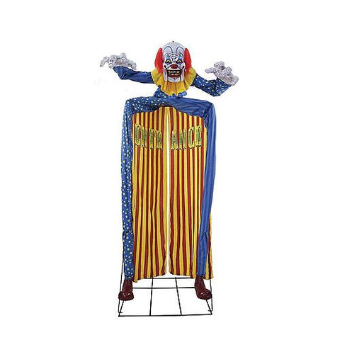 Looming Clown Animated Archway Prop