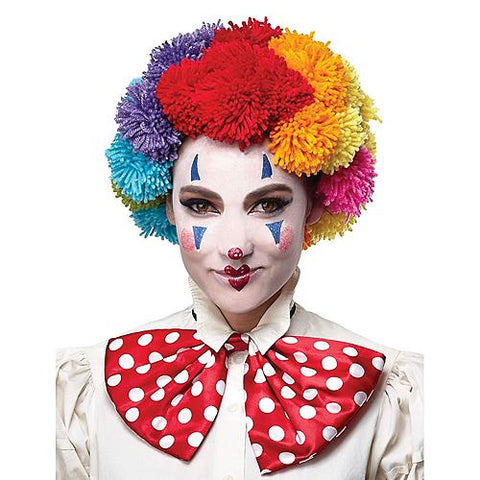 Pom Clown Rainbow Wig