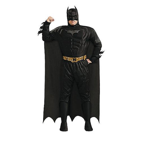 Men's Plus Size Deluxe Batman Muscle Chest Costume