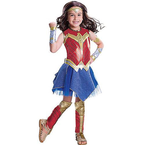 Girl's Deluxe Wonder Woman Movie Costume | Horror-Shop.com