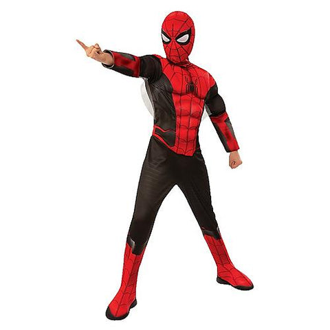 Boy's Deluxe Spiderman Costume -  Red & Black | Horror-Shop.com