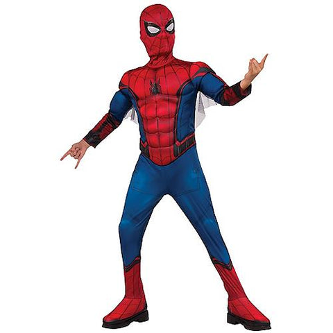 Boy's Deluxe Spiderman Costume -  Red & Blue | Horror-Shop.com