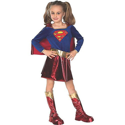 Girl's Deluxe Supergirl Costume