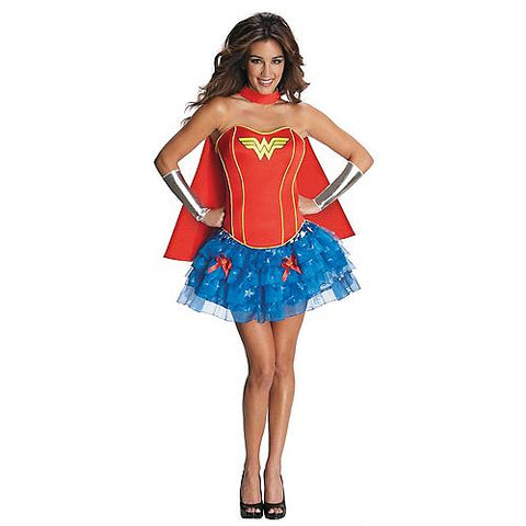 Women's Wonder Woman Flirty Corset Costume | Horror-Shop.com