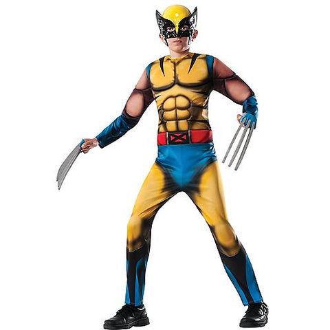 Boy's Deluxe Muscle Chest Wolverine Costume | Horror-Shop.com